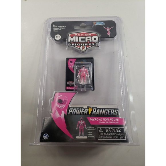 SABANS Power Rangers Kimberly PINK World's Smallest Micro Action Figure 2021 - Picture 1 of 3